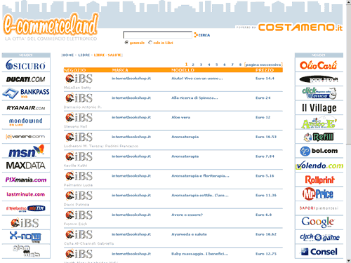 Ecommerceland, prodotti