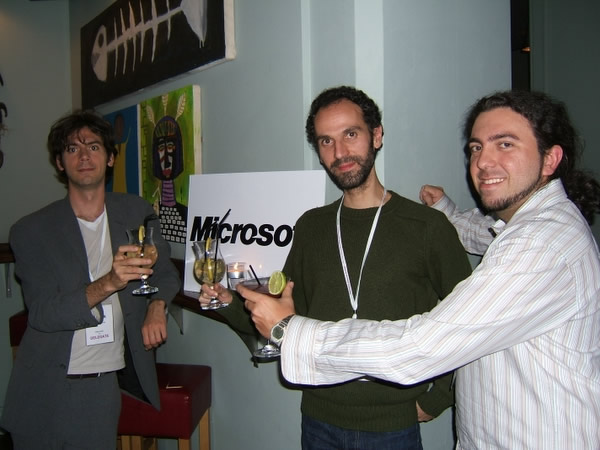 Microsoft party / the guys