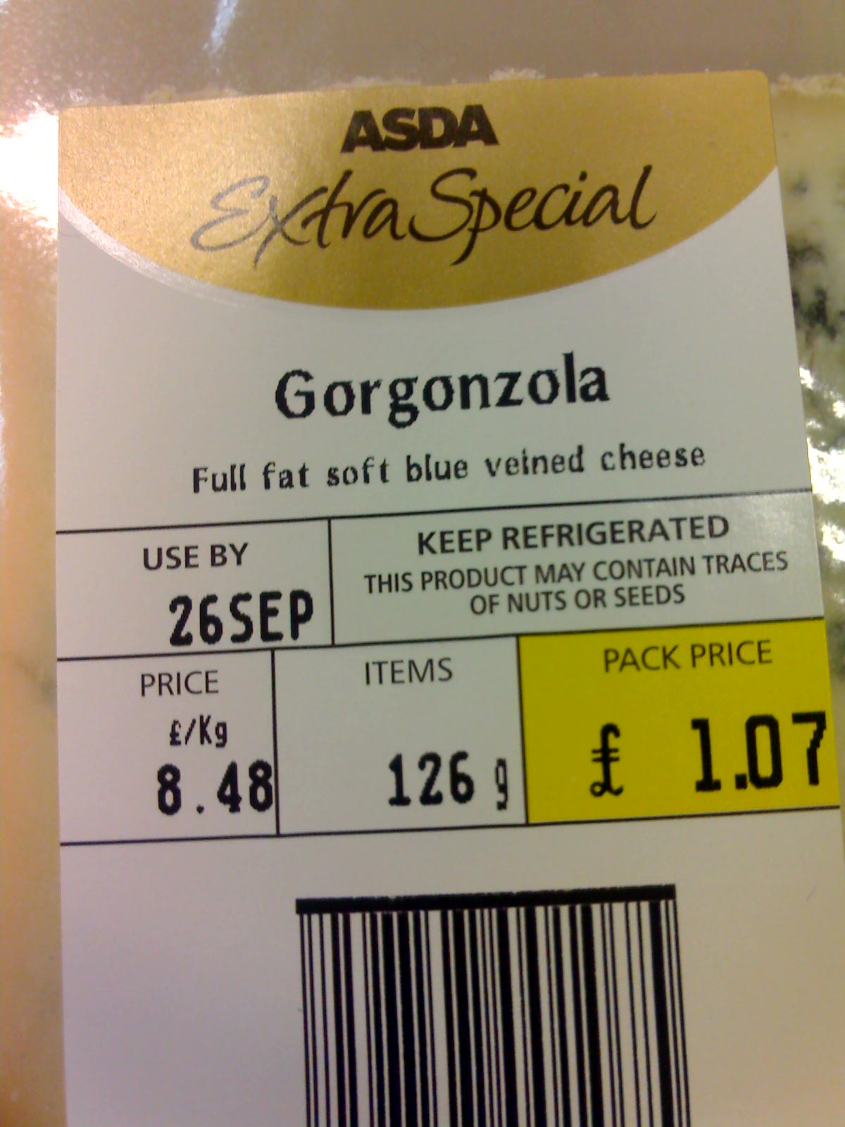 Gorgonzola in UK Gorgonzola in UK
