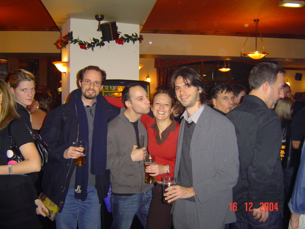 Con Marina, Paolo e Damien