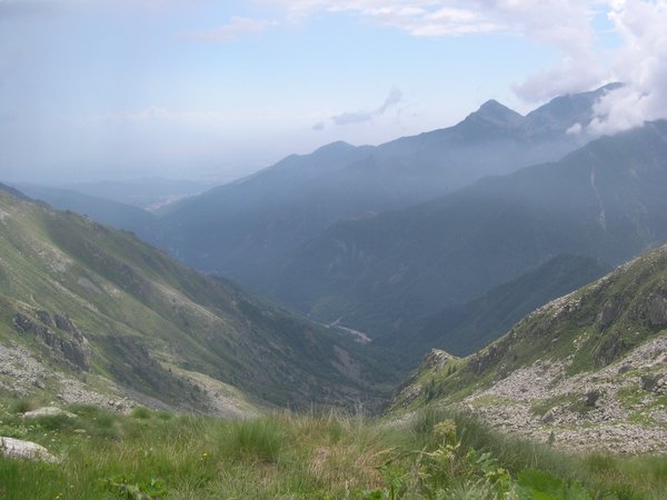 Vista dal rifugio Rivetti