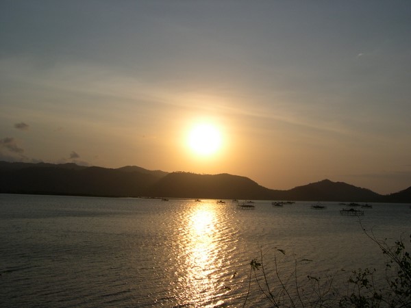 Tramonto a Lombok, sud-ovest